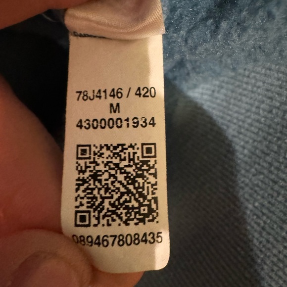 EUC Tommy Hilfiger Hoody Light Blue Size Medium - Picture 6 of 6